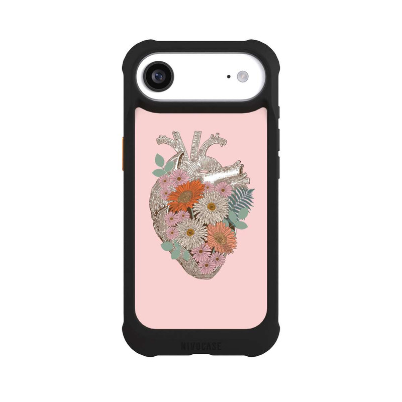 iPhone Air NIVOmax Cœur Fleuri Vintage
