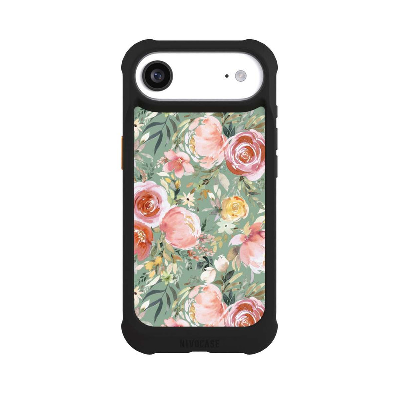 iPhone Air NIVOmax Pastellfarbener Pfingstrosenstrauß