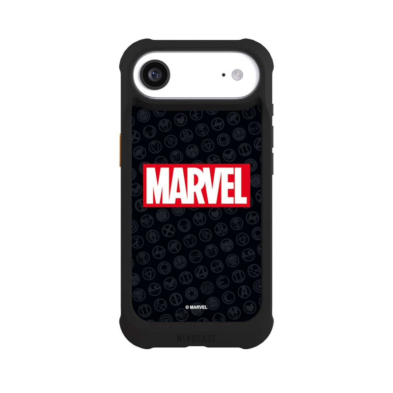 iPhone Air NIVOmax Marvel Logo Noir Rouge