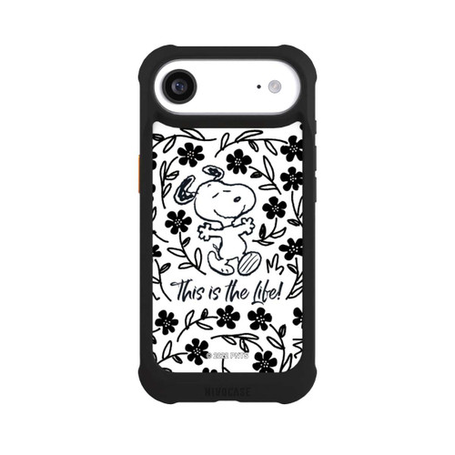 Apple iPhone Air NIVOmax Snoopy schwarz und weiß This Is The Life