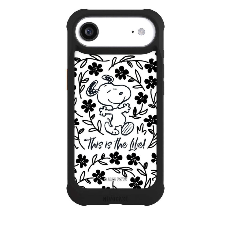 iPhone Air NIVOmax Snoopy schwarz und weiß This Is The Life