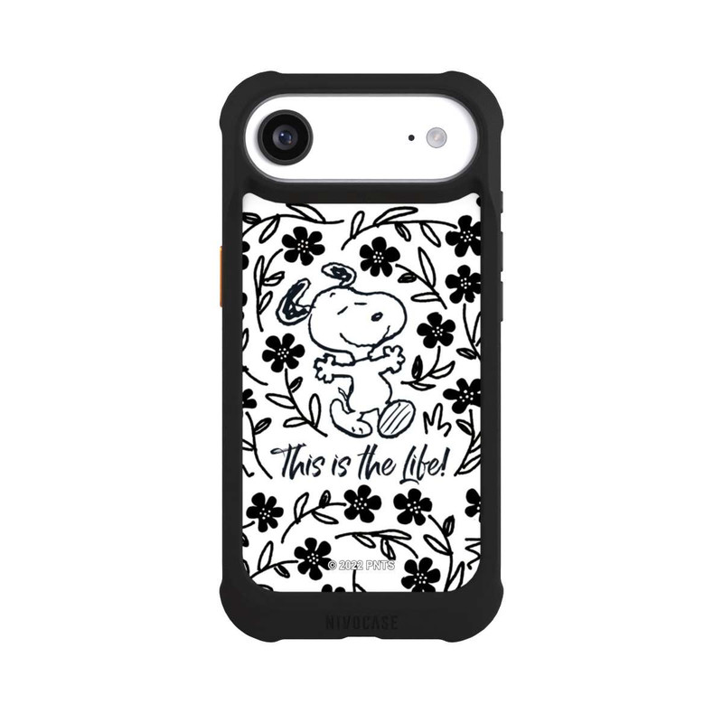 iPhone Air NIVOmax Snoopy This Is The Life Noir & Blanc