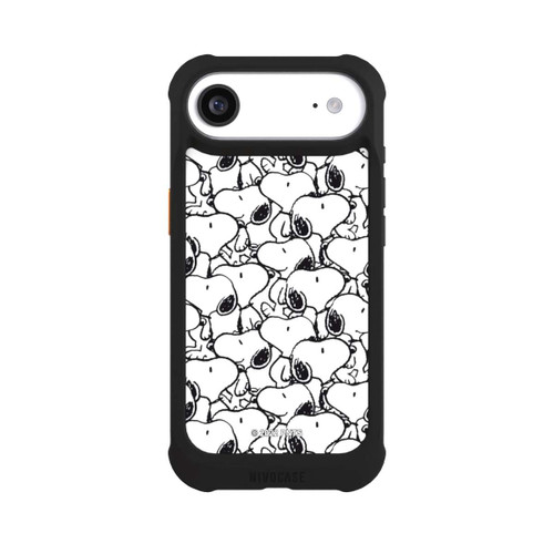 Apple iPhone Air NIVOmax Snoopy Muster Schwarz und Weiß