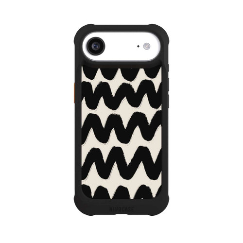 Apple iPhone Air NIVOmax Vagues Noires Pattern