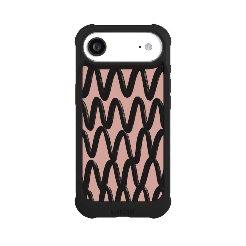 iPhone Air NIVOmax Zig Zag Noir