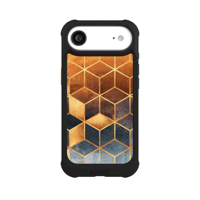 iPhone Air NIVOmax Würfel goldener Farbverlauf