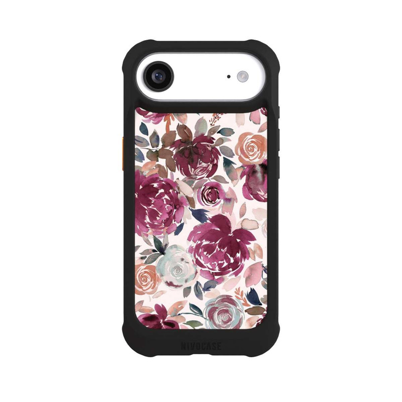 iPhone Air NIVOmax Pivoines et roses d'automne Rose
