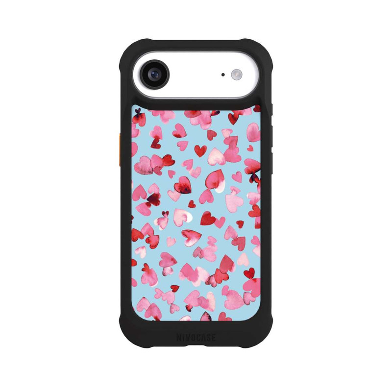 iPhone Air NIVOmax Valentines Love Hearts Pink Blue