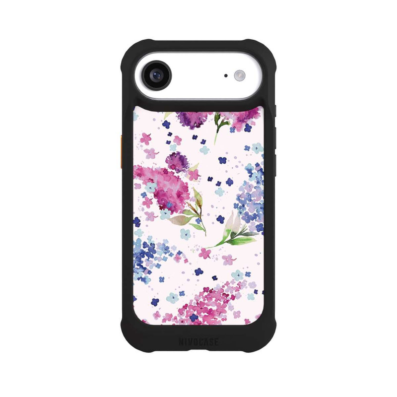 iPhone Air NIVOmax Floral Hydrangeas Lilac Pink
