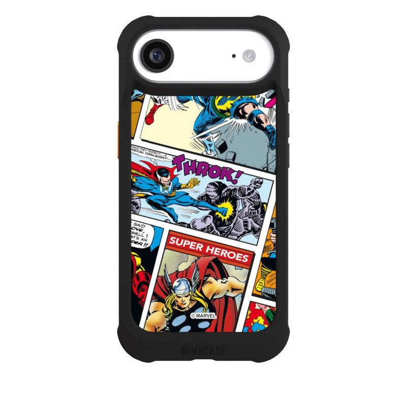 iPhone Air NIVOmax Marvel Retro Comic Blue