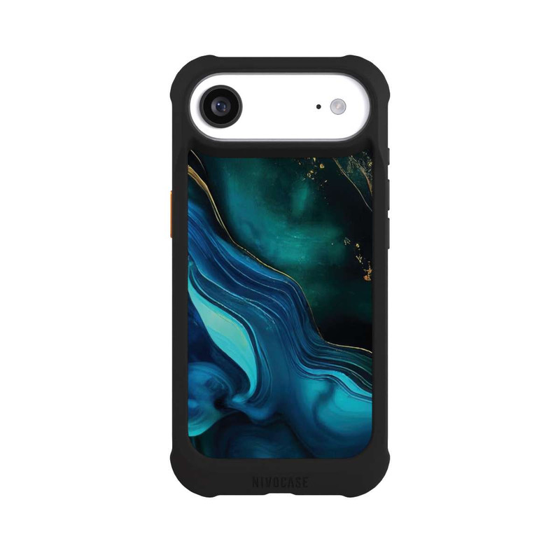 iPhone Air NIVOmax Encre bleue et dorée