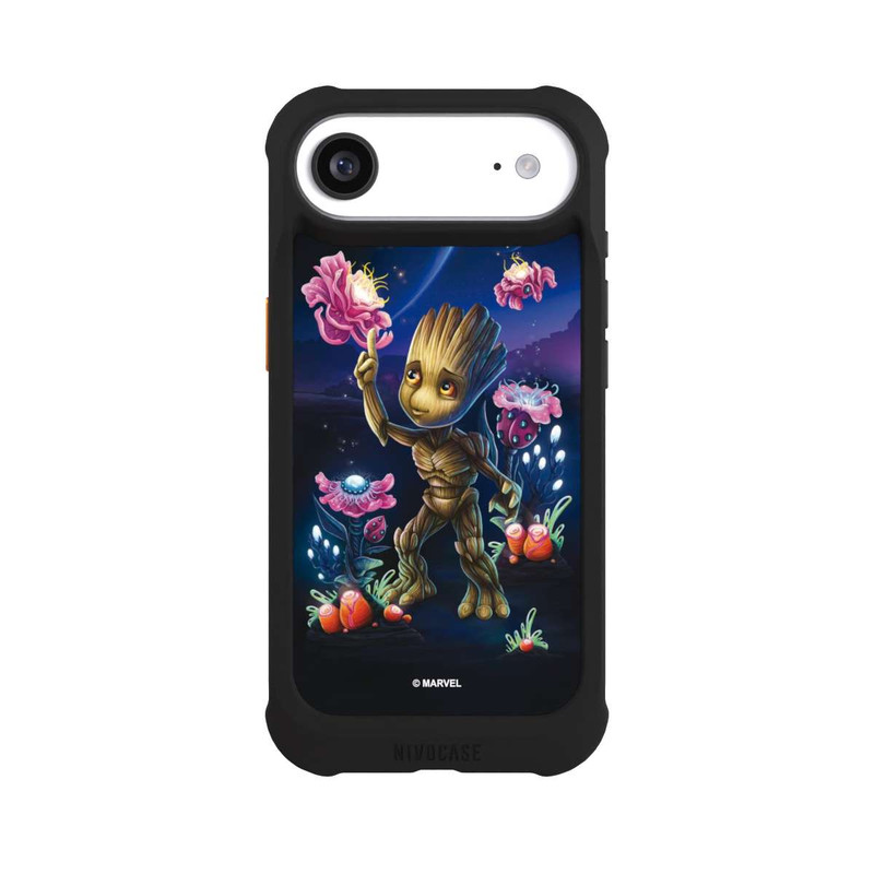 iPhone Air NIVOmax Baby Groot Blumen