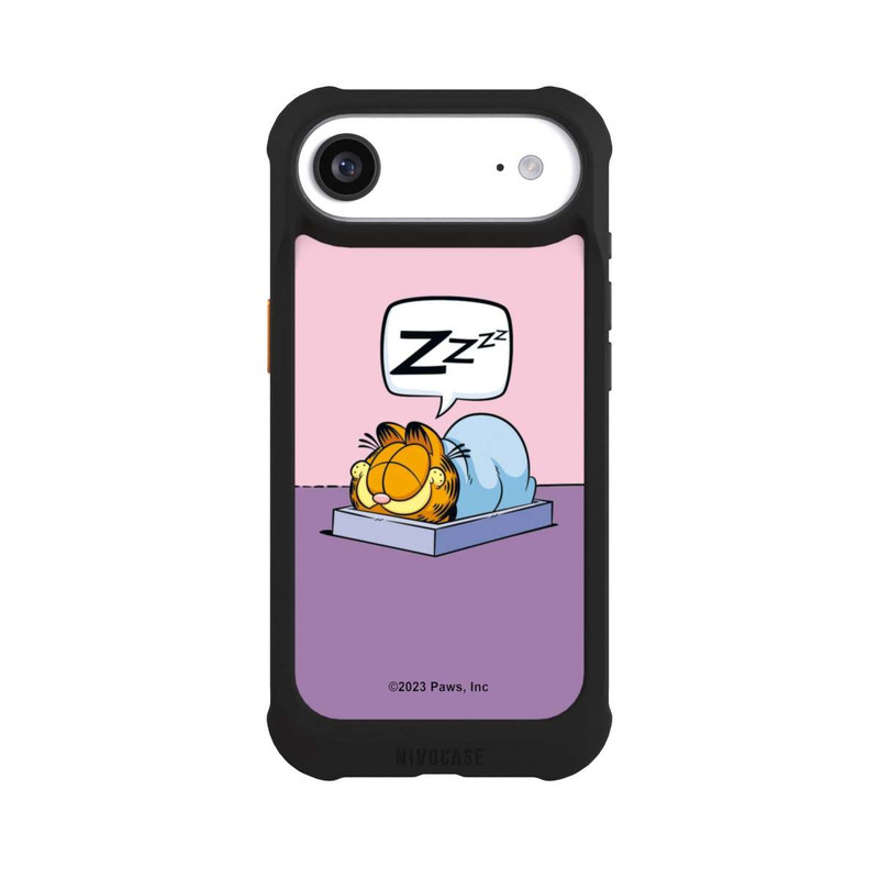 iPhone Air NIVOmax Garfield Attaque de sieste rose