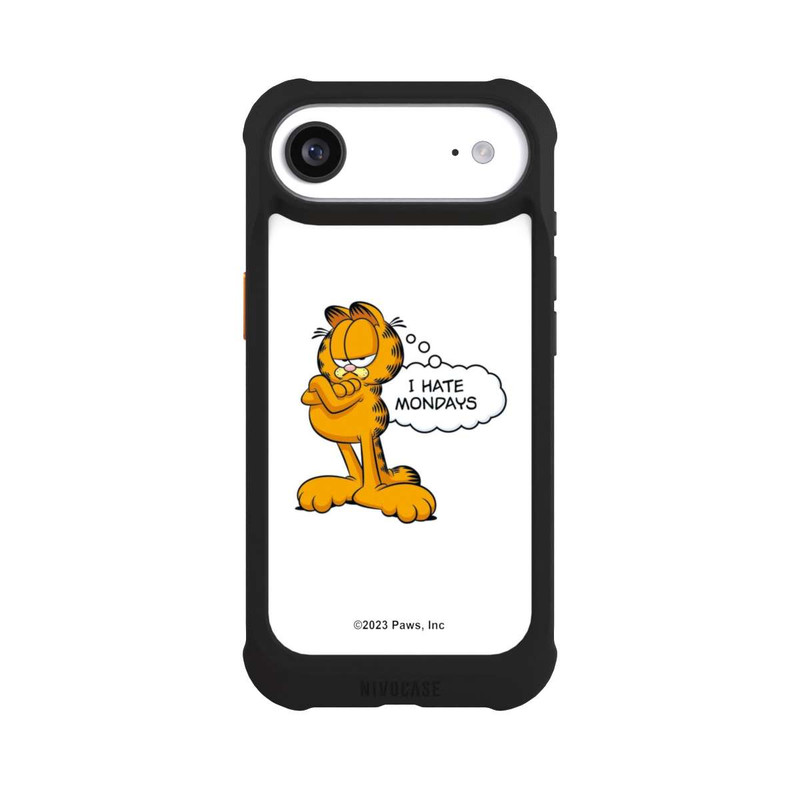 iPhone Air NIVOmax Garfield I Hate Mondays Weiß
