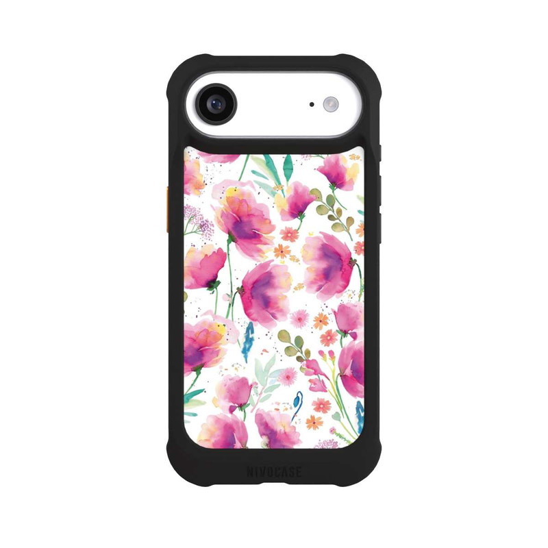 iPhone Air NIVOmax Abstrakte Mohnblumen aquarell