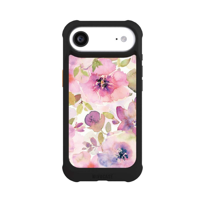 iPhone Air NIVOmax Tapete mit rosa Blumen