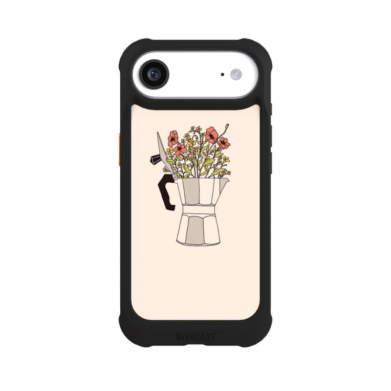 iPhone Air NIVOmax Moka Blumen