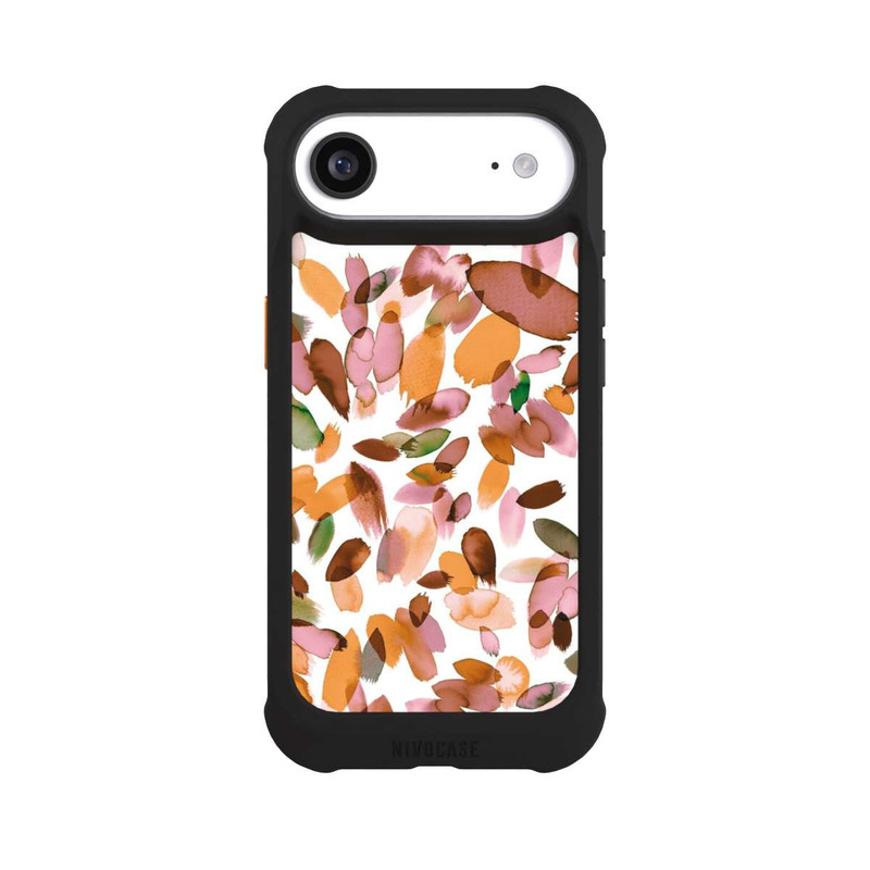 iPhone Air NIVOmax Watercolor Petal Stains Orange