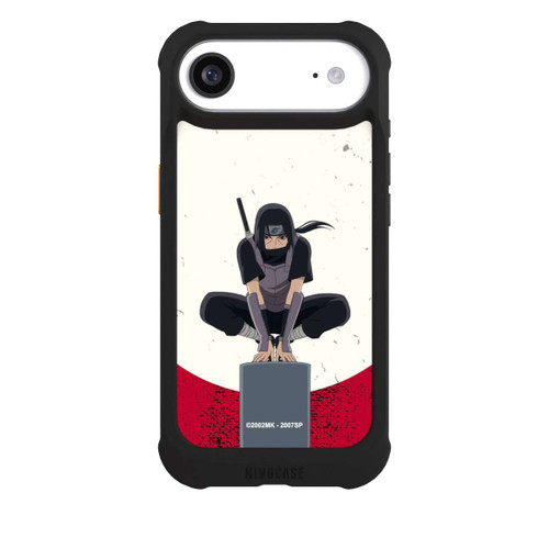 Apple iPhone Air NIVOmax Itachi Uchiha Symbol Roter Hintergrund