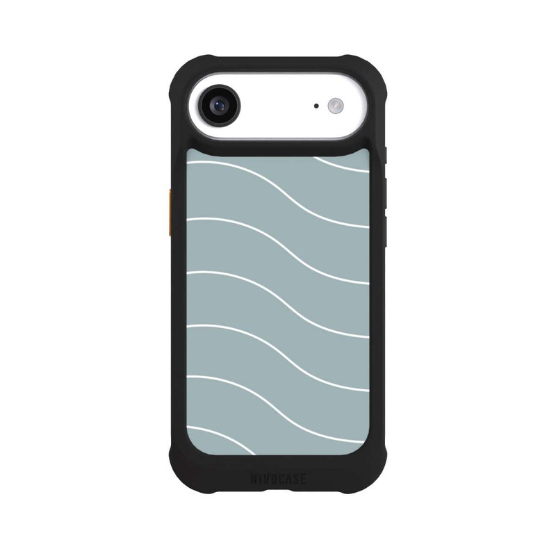 iPhone Air NIVOmax Trendy Lines White Green