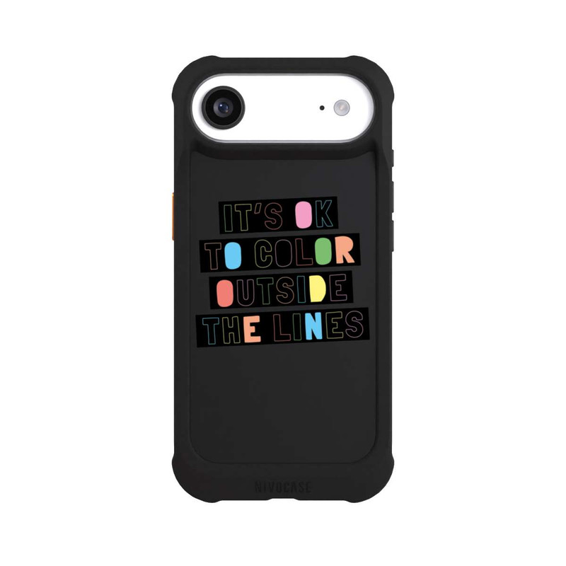 iPhone Air NIVOmax Color Outside The Line Transparent