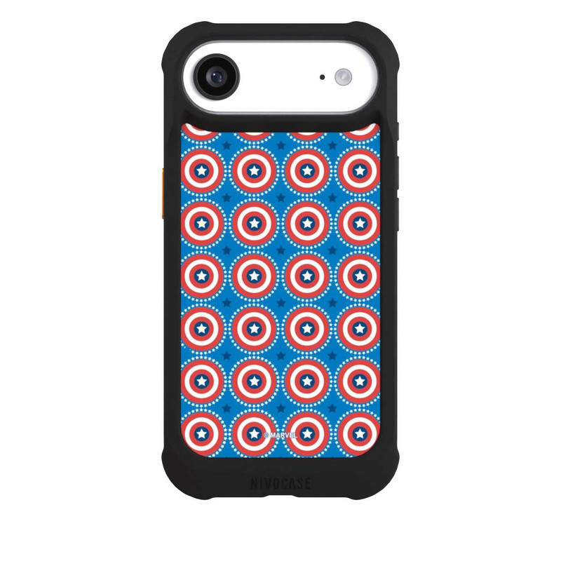 iPhone Air NIVOmax Captain American Shield Pattern