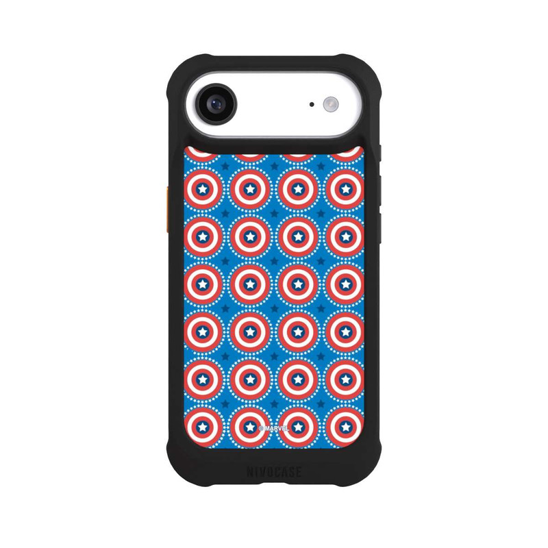 iPhone Air NIVOmax Captain American Shield Pattern