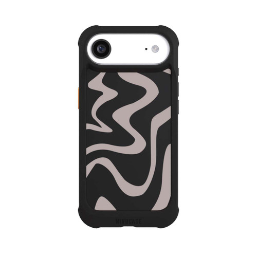 Apple iPhone Air NIVOmax Trendy Lines Brown Transparent