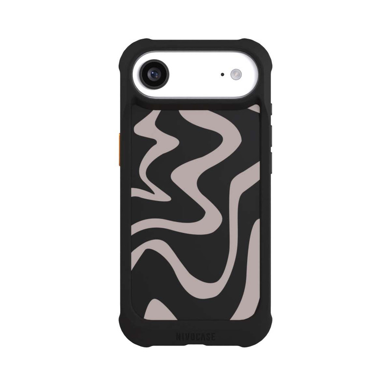 iPhone Air NIVOmax Linien Wellig Transparent