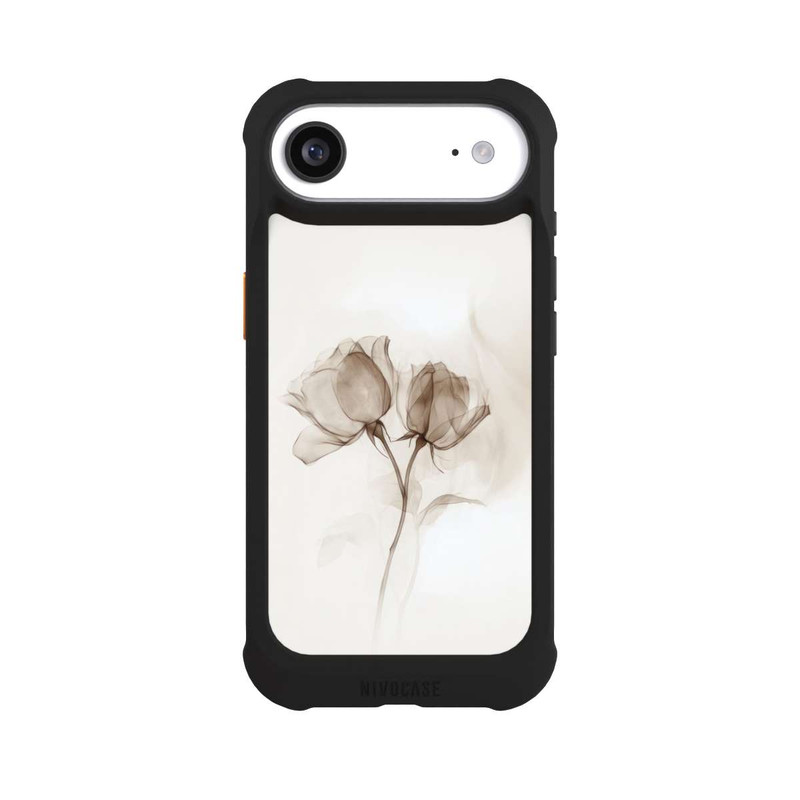iPhone Air NIVOmax Braune Rose Blume Nebel