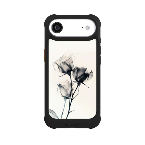 Apple iPhone Air NIVOmax Schwarze Blume