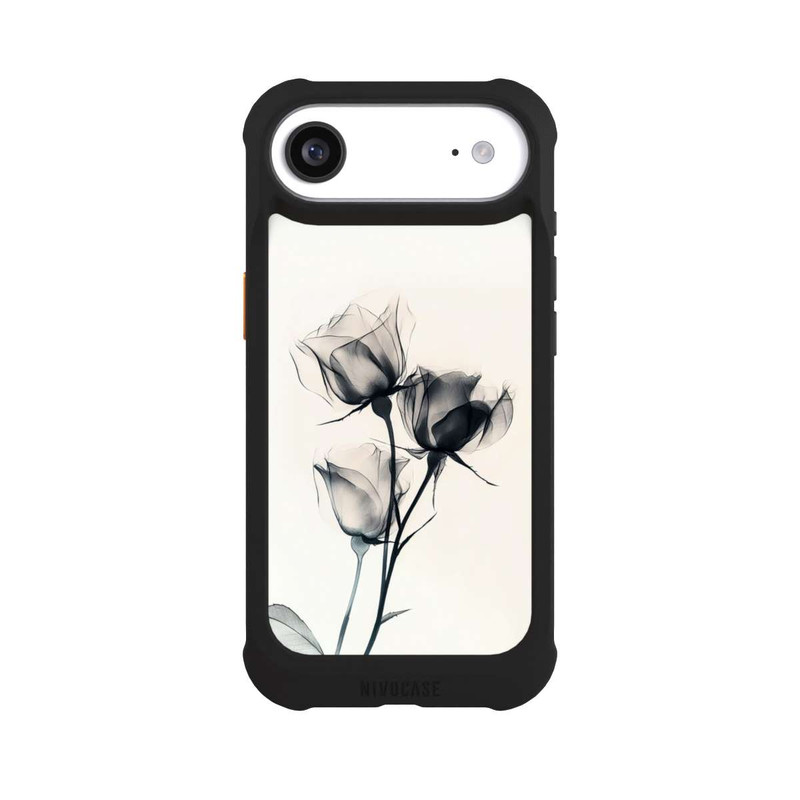 iPhone Air NIVOmax Schwarze Blume