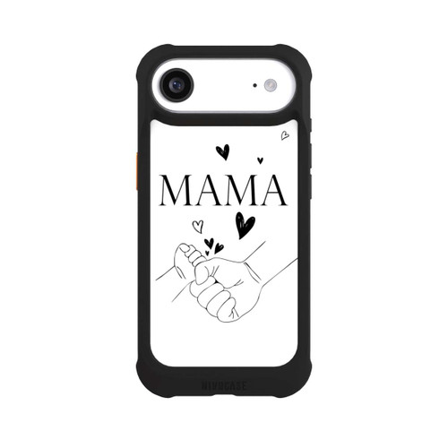 Apple iPhone Air NIVOmax Muttertag Line Art Hände Schwarz Weiß