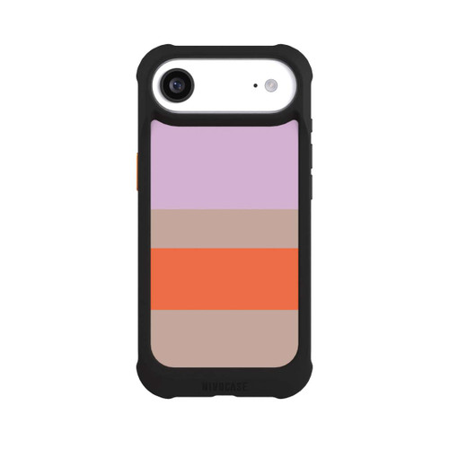 Apple iPhone Air NIVOmax Moca Lila Orange Stripes