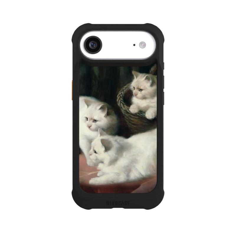 iPhone Air NIVOmax Three White Angora Kittens