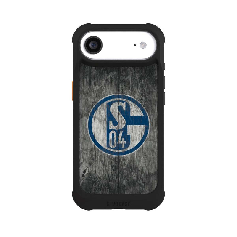 iPhone Air NIVOmax Schalke 04 Holz Look