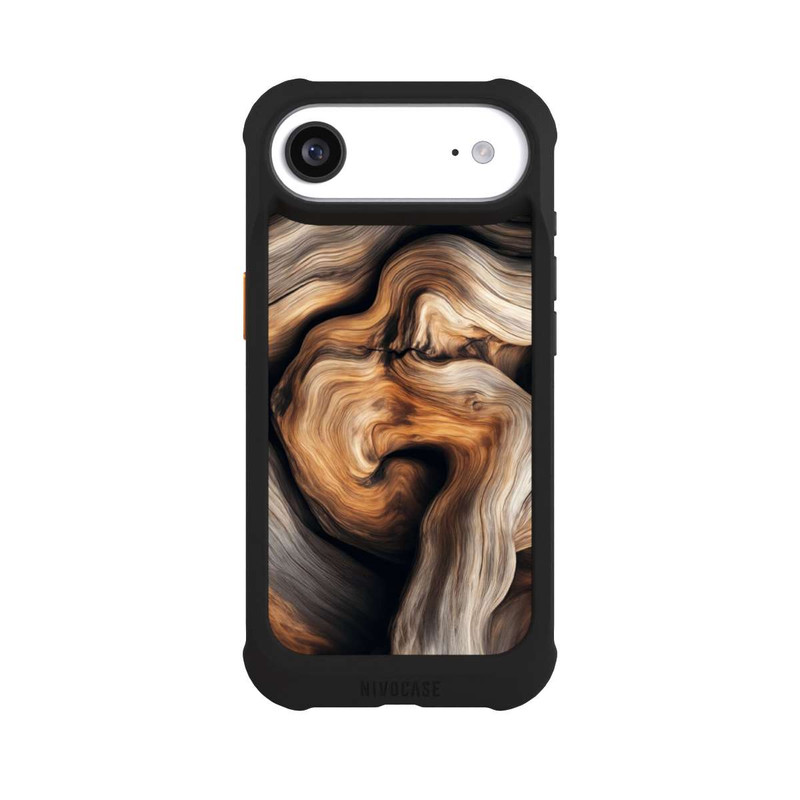 iPhone Air NIVOmax Rustic Wood