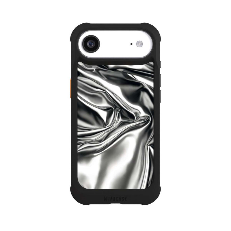 iPhone Air NIVOmax Shiny Chrome Silver