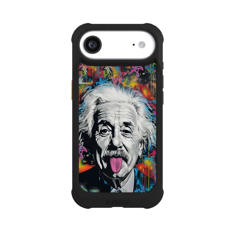 iPhone Air NIVOmax Physiker Bunte Zunge Raus