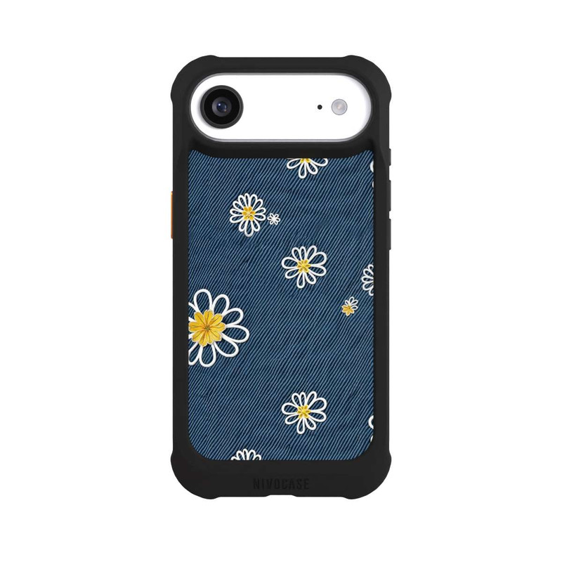 iPhone Air NIVOmax Jeans Flowers Pattern with AI
