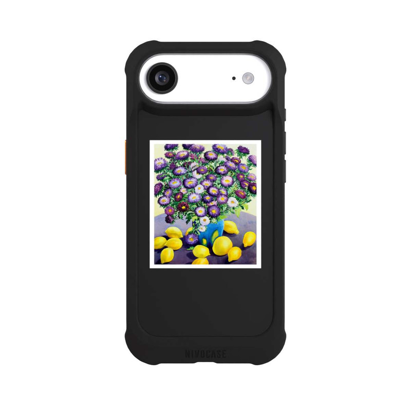 iPhone Air NIVOmax Purple Asters and Lemons by Christopher Ryland