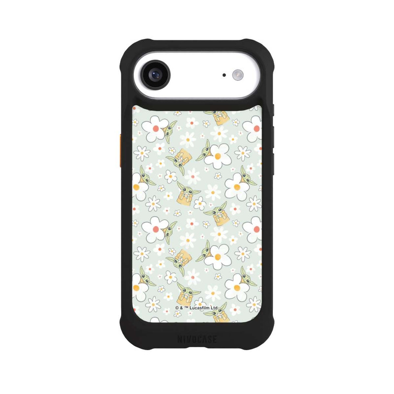 iPhone Air NIVOmax Baby Yoda Flower Pattern