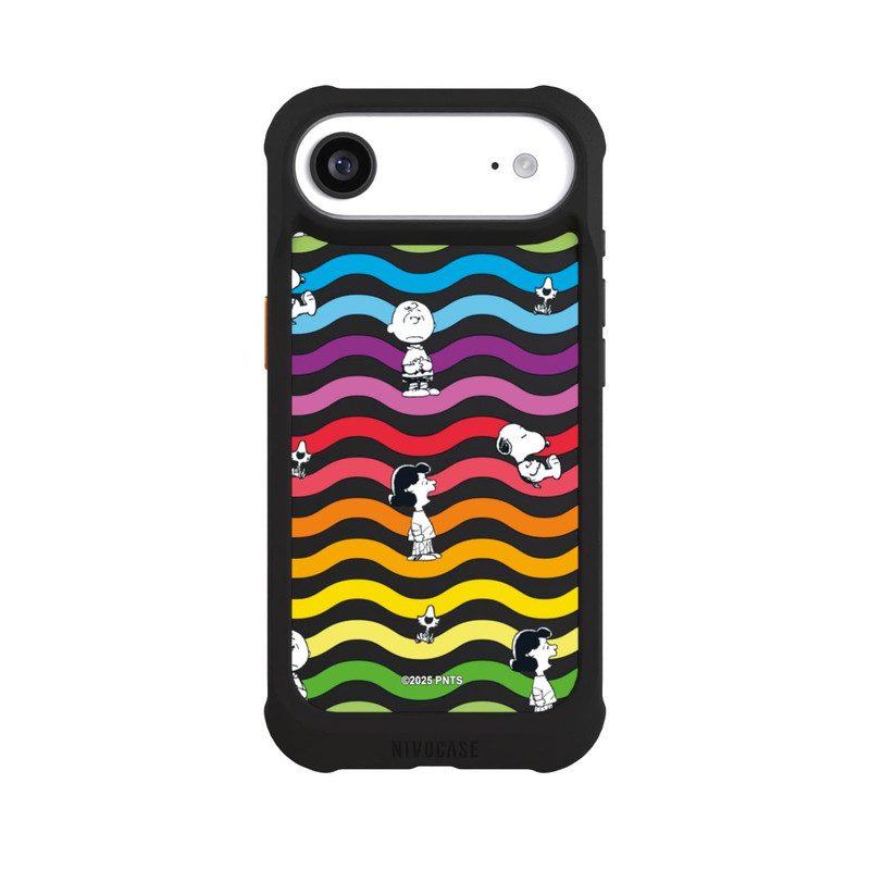 iPhone Air NIVOmax Snoopy Pattern Rainbow Transparent