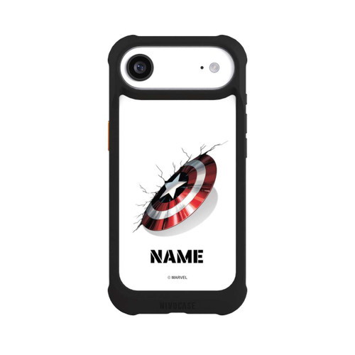 Apple iPhone Air NIVOmax Captain America Shield Personalisierbar