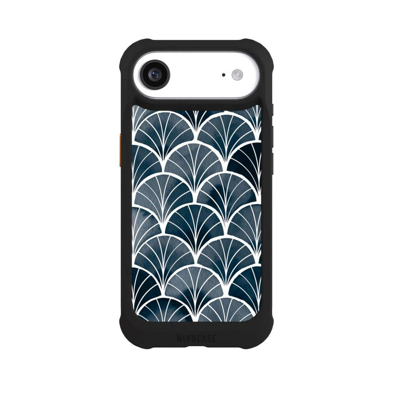 iPhone Air NIVOmax Botanical Breeze Art Deco Grey