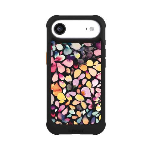 Apple iPhone Air NIVOmax Eucalyptus Watercolor Leaves Black
