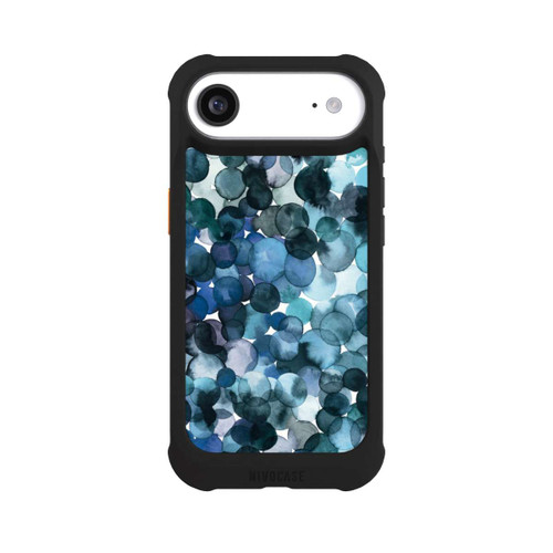 Apple iPhone Air NIVOmax Watercolor Dots Blue Pattern