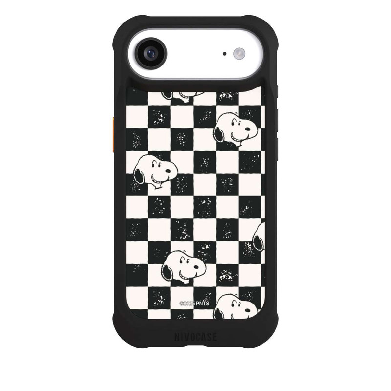 iPhone Air NIVOmax Snoopy Heads Checked Pattern