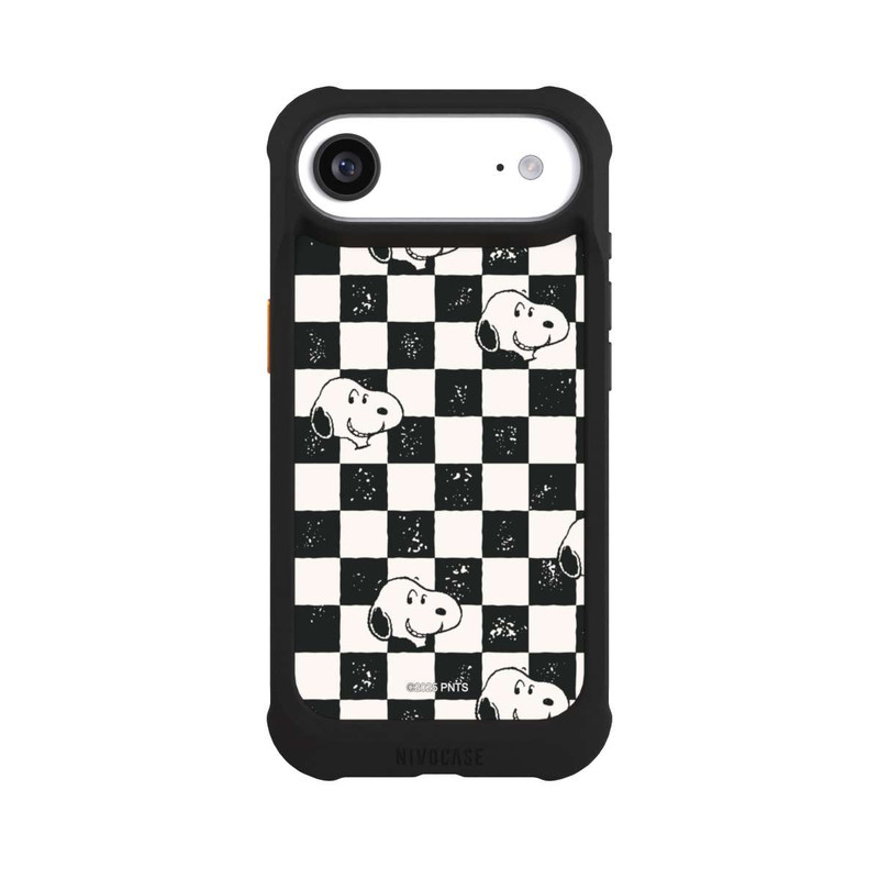 iPhone Air NIVOmax Snoopy Heads Checked Pattern