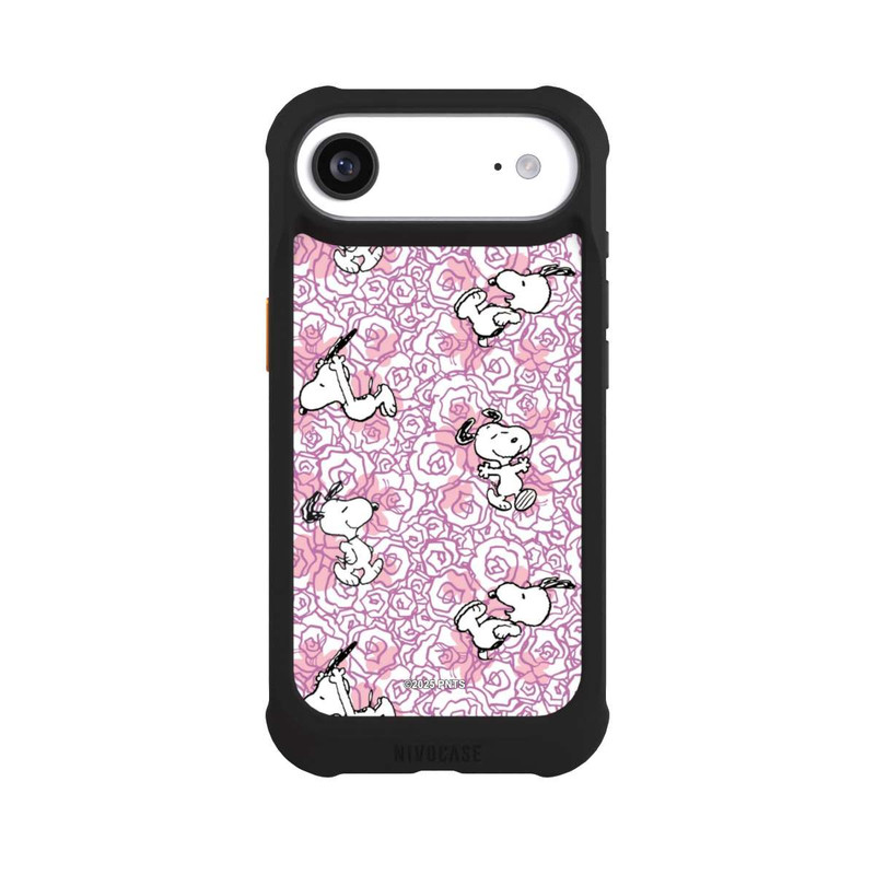 iPhone Air NIVOmax Peanuts Pink Roses Pattern